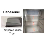 PANASONIC ORIGINAL TEMPERED GLASS TRAY ( AH-341430) FOR REFRIGERATION .   NR-AF161  NR-AF162  NR-AF1