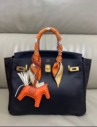 ❌sold❌（9成新）Hermes Birkin 25黑金， Stamp X, 陪驗, 二手店寄賣中