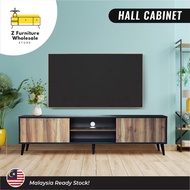 6FT High Quality Melamine Board Mid Century Modern TV Stand for Living Room/Bedroom Two Tone Wooden