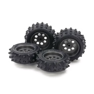 TAMIYA 15547 SPIKE TIRE & WHEEL SET (FOR EZ CHASSIS)