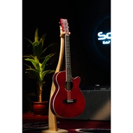 Qte 40’ Inches Slim Acoustic Guitar with Trussrod QAG-23
