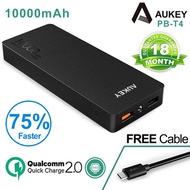 [Qualcomm Certified] AUKEY 10000mAh Quick Charge 2.0 Powerbank USB PBT4
