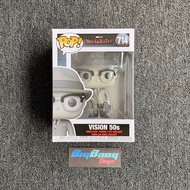 Funko Pop Marvel WandaVision 50's Vision Black & White (In-Stock) New #714