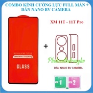 Combo XM 12T 12T Pro / XM 11T 11T Pro full screen tempered glass + anti-scratch and dust-proof camer