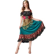 Flamenco Dress for Adult Women - Perfect for Dance Shows, Halloween, or Carnival