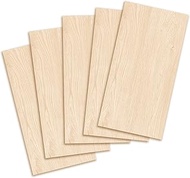 Maple Wood Sheets 4x8" inch, 1/8" Thick Canadian Hard Lumber, for Sign Veneer pellets by Craftiff (8