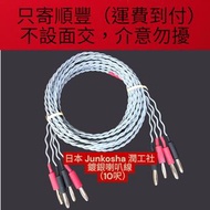 日本 Junkosha 潤工社 鍍銀喇叭線（10呎）