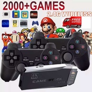 64GB HD 4K M8 Video Game Console Classic Double Gamepad Support Multiple HDMI and TV Projector Game 