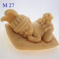 Soap Mold -M 27 : 小孩睡觉手工皂模 65 ± 5g