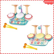 [SzluzhenbcMY] Children's Drum Set, Baby Beginner Drum Set, Drum Practice Instrument, Electronic Key