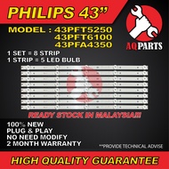 43PFT5250/98 , 43PFT6100/98 , 43PFA4350/98  PHILIPS 43" LED TV BACKLIGHT / LAMPU TV [READY STOCK]