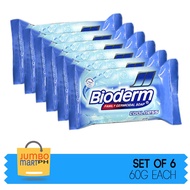 BIODERM COOLNESS GERMICIDAL BATH SOAP 60G / SET OF 6