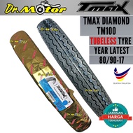 TMAX UMT Tyre Tubeless Tayar Motor Tier Tayar Moto Tiubless TM100 UM100 70/90-17 80/90-17 70 90 80 9