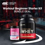 Gold Standard Whey Protein 5 lbs + Amino Energy w/ Electrolytes