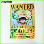❏ ◧ MangaLife One Piece Wanted  Poster Latest / Yonko A4 Size Wall Decoration Art ( BIG )