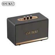 ลำโพงบลูทูธคลาสสิก ความจุ 3000mAh BT 5.3 ระบบเสียงสเตอริโอคู่ เสียงดี เบสเเน่น OUKU M18 Plus