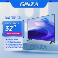 GINZA smart tv 32 inches on sale 32 inch led tv flat screen smart tv promo led tv 32 inches ultra-slim Multi-ports television smart tv