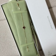 van cleef & arpels VCA 全套小紅花手鏈 18K 玫瑰金 Sweet Alhambra手鍊 四葉草