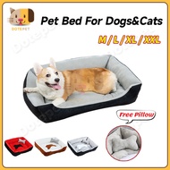 【Free pillow】Large Dog Bed Cat Bed Sleeping Bed Warm Soft Pet Bed Mat Puppy Bed for dog