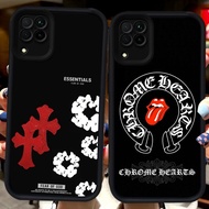 Black Casing for Samsung A04 A05 A06 A07 J7 J2 Prime F04 A22 A12 A04E M04 Pro 5G H115 Chrome H-Heart