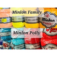 Minlon Polly Yarn 100g Benang Kait Benang Acrylic