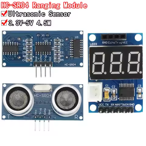 Ultrasonic sensor HC-SR04 HCSR04 to world Ultrasonic Wave Detector Ranging Module HC SR04 HCSR04 Dis