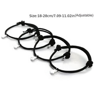 For 4pcs Women Men Magnet Heart Best Friend Forever Good Luck Bracelet Gift Four-leaf Clover Magneti