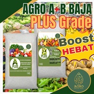 Agro AB Baja 2kg AB Fertilizer  Paksa Gemok Untuk Fertigasi dan Hidroponik Sayur Daun Cili Nutrient 