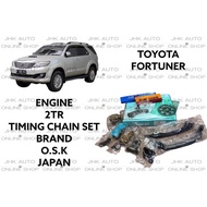 TOYOTA FORTUNER ENGINE 2TR TIMING CHAIN SET BRAND O.S.K T050B MADE IN JAPAN