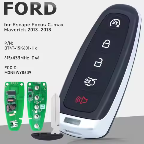 KEYECU M3N5WY8609 Remote Start Smart Prox Key 315MHz / 433MHz ID46 for Ford Escape Focus C-max 2013 