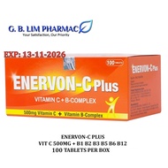 (EXP: 13-NOV-2026 ) ENERVON-C vitamin c + b complex 100 tablets X 1 BOX