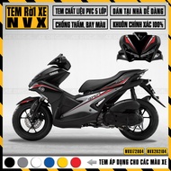 Yamaha NVX 2017 - 2025 Car Sticker Decal| NVX04 | Removable Stickers for All Yamha NVX 125, 150 Vehi