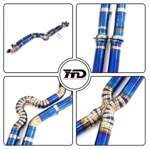 For BMW M3 M4 G8X Titanium Lightweight High Flow Performance Mid Pipe Exhaust