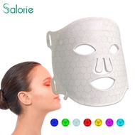Salorie 7 Color LED Face Mask Photon Facial Skin Rejuvenation Mask Facial Skin Care Facial Skin Care Tools