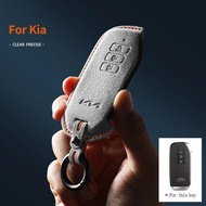 For Kia 2023 Niro Hybrid 2022 Sportage 2021 K5 Sorento MQ4 Ev6 Seltos Sorento 7 Button Suede Car Key