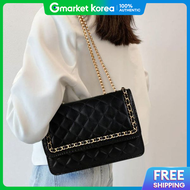 Womens Mini Square Quilted Crossbody Bag with Chain for Date and Guest Looks