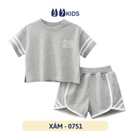 Bộ quần áo thun ngắn tay cho bé gái 27Kids 27Home đồ bộ nữ cho trẻ từ 2-10 tuổi GSSE1