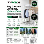 TIKKA ELECTRIC CLOTH DRYER (CIRCULATION FAN WITH RACK - CLOTH DRYING RACK)