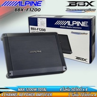 ALPINE รุ่น BBX-F1200 Class AB 4Channel 1200w แอมป์ขับลำโพงกลาง-แหลม POWERAMP แอมป์ติดรถยนต์