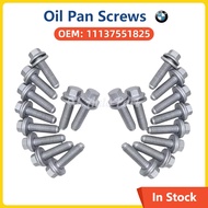 10-20PCS Auto parts Engine Oil Pan Hex Bolt For BMW 1 Series 3 Series  5 Series Z4 E46 E60 E81 E82 E