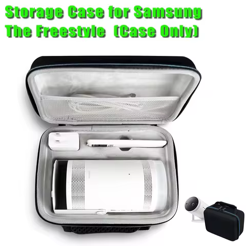 Hard EVA Projector Storage Case for Samsung The Freestyle Travel Carrying Box Dustproof zipper Bags 