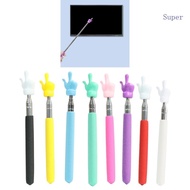 Super Retractable Extendable Teacher Pointer with Finger Telescopic Teaching Pointer Stick Teaching 