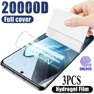 3Pcs HD Clear Soft Hydrogel Film Anti-Blue Light UV Resistant For OnePlus 13R 13 12R 12 11R 11 10T 1