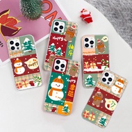 FX-63 Happy Merry Christmas Silicon Soft  Case For  Compatible for Realme C12 C11 C21 C2 C25S C25Y C