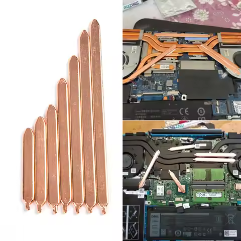 【Copper Tube Diy Computer Laptop Cooling Notebook Heat Pipe Flat Tube 60mm-150mm】