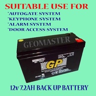🔥BEST QUALITY🔥 GPower 12V 7.2AH Rechargeable Seal Lead Acid Autogate / ALA UPS Backup Battery