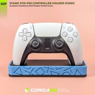 PS5 Controller Stick Stand Holder DualSense Motif Shapes Symbol Iconic