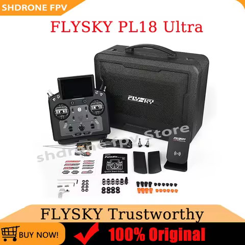 FLYSKY PL18 Ultra RC Transmitter 2.4G AFHDS3 18CH IPS Touch Screen 4096 Resolution for FPV Drone Air