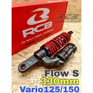 RCB ABSORBER FLOW-S HONDA CLICK VARIO125 VARIO150 330MM RACING BOY FLOW S ABSORBER RED ACCESSORIES M