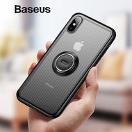 Baseus Creative Phone Case For iPhone Xs with Ring Holder Stand Matte Case For iPhone Xs Max Xs XR 1